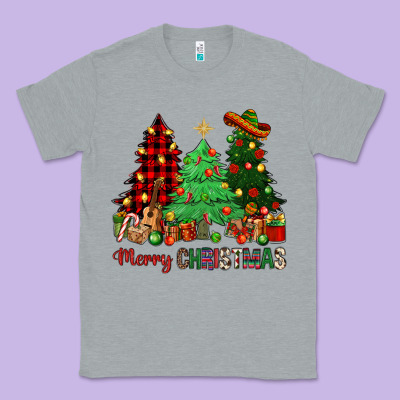 Merry Christmas Trees Classic Tee Designed By Nancycooperartshop