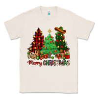 Natural merry christmas trees Classic Tee - NancyCooperArtShop