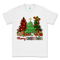 White merry christmas trees Classic Tee - NancyCooperArtShop