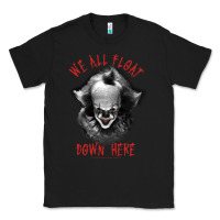 Black It Movie Pennywise We All Float Down Here Classic Tee - minhPixels
