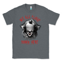 Charcoal Heather It Movie Pennywise We All Float Down Here Classic Tee - minhPixels
