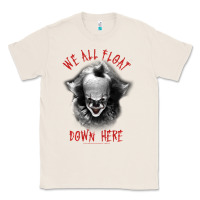 Natural It Movie Pennywise We All Float Down Here Classic Tee - minhPixels