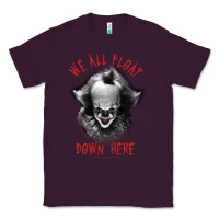 It Movie Pennywise We All Float Down Here Classic Tee | Teevron