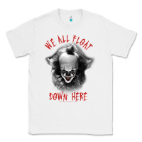 White It Movie Pennywise We All Float Down Here Classic Tee - minhPixels
