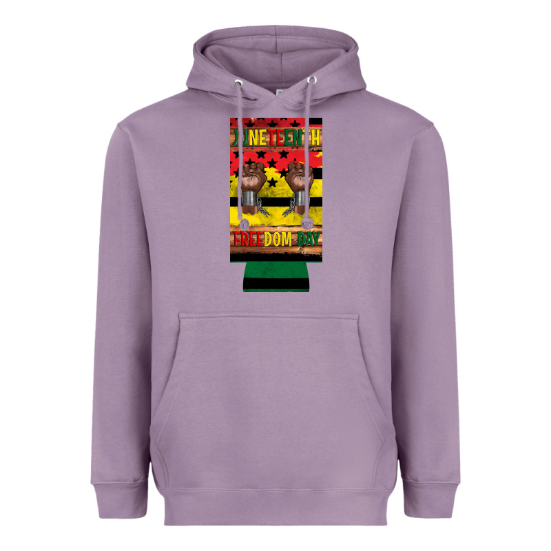 Juneteenth Freedom Day 12 Oz Can Cooler (slim) 2 Heavyweight Hoodie by Artiststas | Teevron