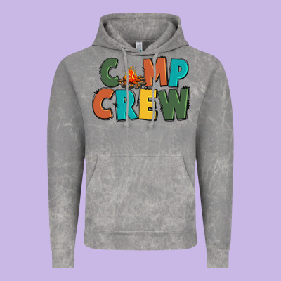 Camp Crew Vintage Hoodie Designed By Cowgirlartshop