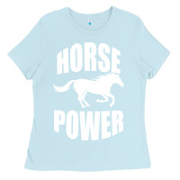 Baby Blue Horse Power Ladies Tee - Bettercallsaul