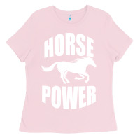 Bubblegum Pink Horse Power Ladies Tee - Bettercallsaul