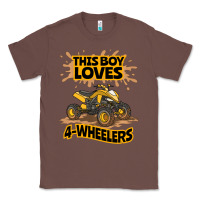Chestnut Kids Atv Outfit 4 Wheeler Mudding Gift- Boys Four Wheeler Classic Tee - minhPixels