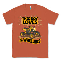 Copper Kids Atv Outfit 4 Wheeler Mudding Gift- Boys Four Wheeler Classic Tee - minhPixels