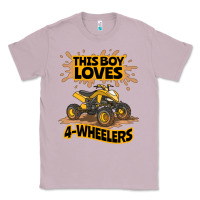 Lilac Kids Atv Outfit 4 Wheeler Mudding Gift- Boys Four Wheeler Classic Tee - minhPixels