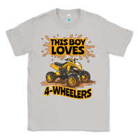 Moon Dust Kids Atv Outfit 4 Wheeler Mudding Gift- Boys Four Wheeler Classic Tee - minhPixels