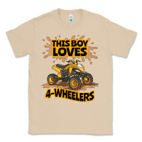 Mushroom Kids Atv Outfit 4 Wheeler Mudding Gift- Boys Four Wheeler Classic Tee - minhPixels