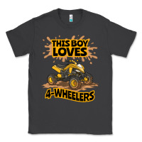 Smoke Kids Atv Outfit 4 Wheeler Mudding Gift- Boys Four Wheeler Classic Tee - minhPixels