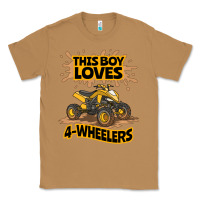 Toasted Coconut Kids Atv Outfit 4 Wheeler Mudding Gift- Boys Four Wheeler Classic Tee - minhPixels