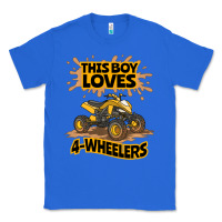 True Royal Kids Atv Outfit 4 Wheeler Mudding Gift- Boys Four Wheeler Classic Tee - minhPixels