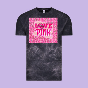 Love Pink Vintage Tee Designed By Tumblerdesignbyshophia