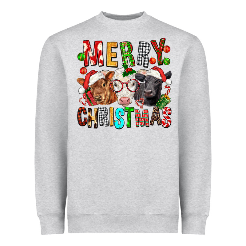 Merry Christmas Calfs Heavyweight Sweatshirt by FaDigitalArtStudio | Teevron