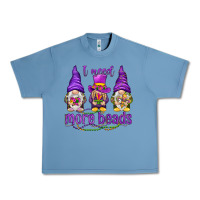Pebble Blue I need more beads with gnomies Urban Heavy Tee - HowdyJamesFarm