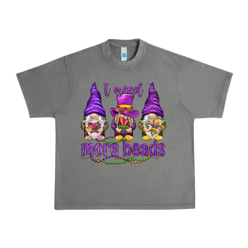 I Need More Beads With Gnomies Urban Heavy Tee by HowdyJamesFarm | Teevron