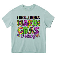 Arona thick things mardi gras vibes Heavy Core Tee - LillyAllenDesigns