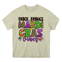 Mossy thick things mardi gras vibes Heavy Core Tee - LillyAllenDesigns