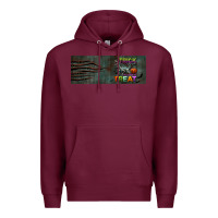 Burgundy trick rawr treat 11 oz mug Premium Hoodie - BundleAndBundleShop