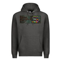 Charcoal Heather trick rawr treat 11 oz mug Premium Hoodie - BundleAndBundleShop