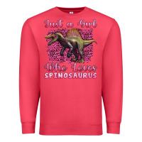 Cardinal just a girl who loves baby spinosaurus Premium Sweatshirt - Artiststas
