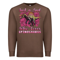 Chestnut just a girl who loves baby spinosaurus Premium Sweatshirt - Artiststas