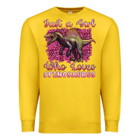 Lemon just a girl who loves baby spinosaurus Premium Sweatshirt - Artiststas