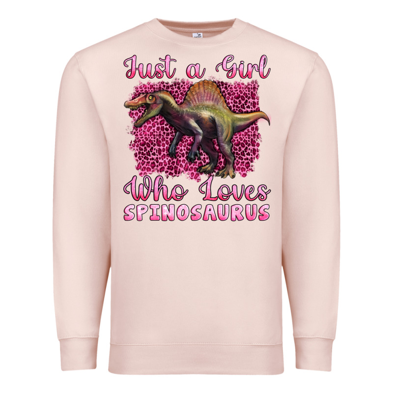 Just A Girl Who Loves Baby Spinosaurus Premium Sweatshirt by Artiststas | Teevron