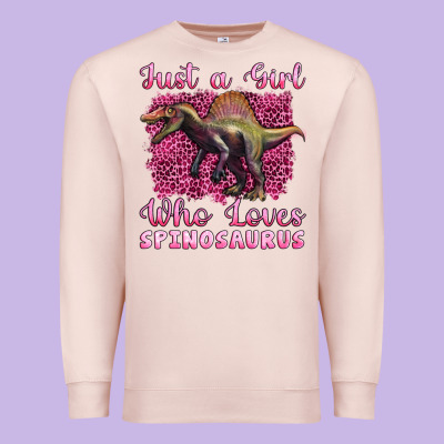 Just A Girl Who Loves Baby Spinosaurus Premium Sweatshirt Designed By Artiststas