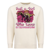 Sandshell just a girl who loves baby spinosaurus Premium Sweatshirt - Artiststas