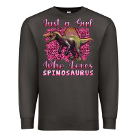 Smoke just a girl who loves baby spinosaurus Premium Sweatshirt - Artiststas
