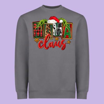 Christmas Mama Claus Heavyweight Sweatshirt Designed By Fadigitalartstudio