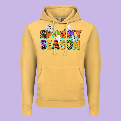Spooky Season Vintage Hoodie Designed By Cowgirlartshop