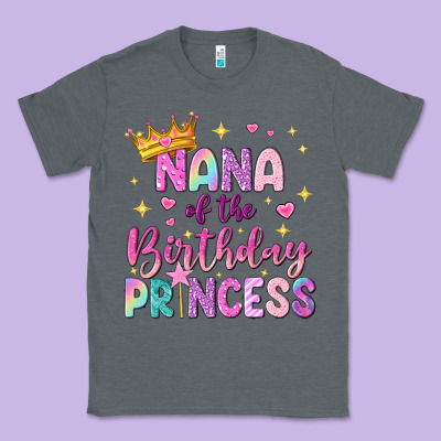 Nana Of The Birthday Princess Classic Tee Designed By Nancycooperartshop