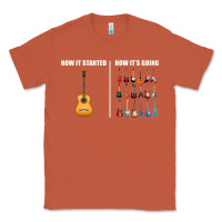 Copper Guitars How it Started How It's Going Guitar Players Funny Classic Tee - minhPixels