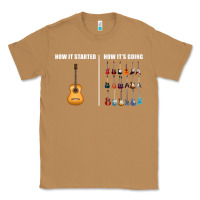 Toasted Coconut Guitars How it Started How It's Going Guitar Players Funny Classic Tee - minhPixels
