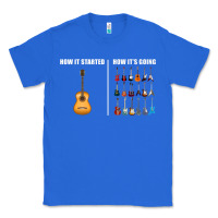 True Royal Guitars How it Started How It's Going Guitar Players Funny Classic Tee - minhPixels