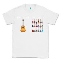 White Guitars How it Started How It's Going Guitar Players Funny Classic Tee - minhPixels