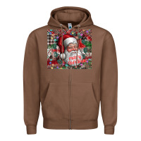 Chestnut merry christmas Zipper Hoodie - CowhideDigitalArt