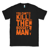 Black oogeyman halloween horror distressed quote orange Classic Tee - minhPixels