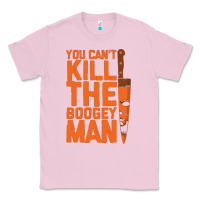 Bubblegum Pink oogeyman halloween horror distressed quote orange Classic Tee - minhPixels