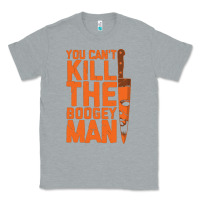 Heather Grey oogeyman halloween horror distressed quote orange Classic Tee - minhPixels