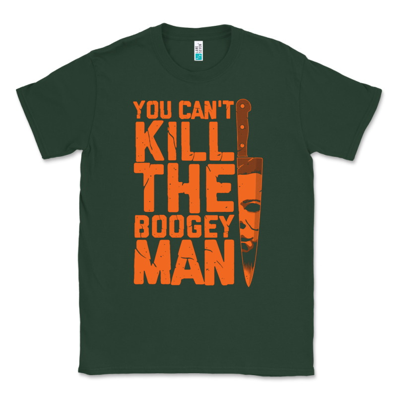 Oogeyman Halloween Horror Distressed Quote Orange Classic Tee by minhPixels | Teevron