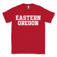 Red Eastern Oregon Athletic University College Alumni Classic Tee - minhPixels