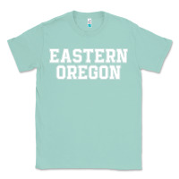 Seafoam Eastern Oregon Athletic University College Alumni Classic Tee - minhPixels