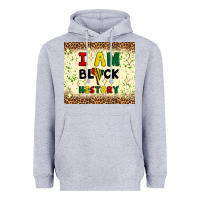 Heather Grey i am black history Heavyweight Hoodie - Artiststas